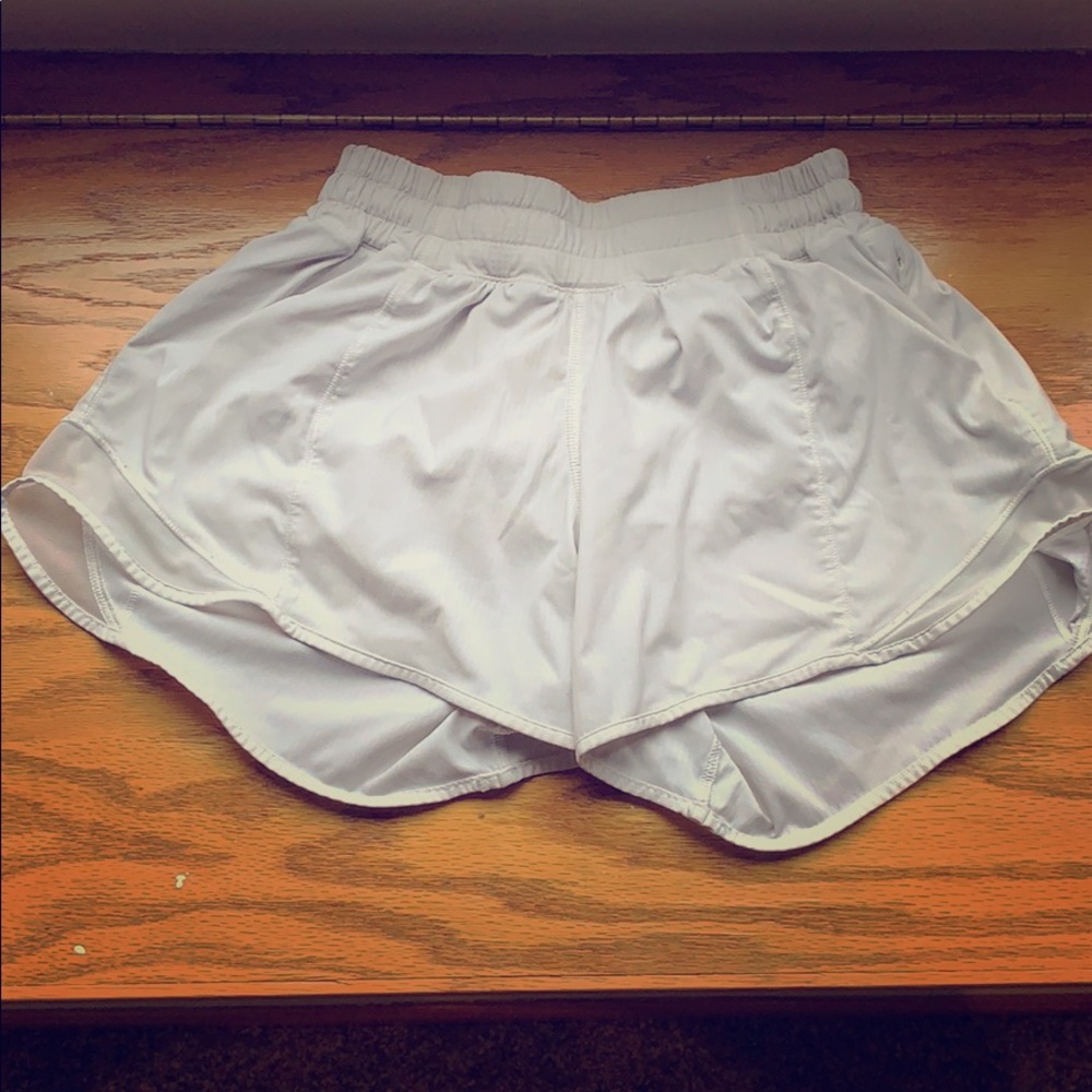 White running shorts